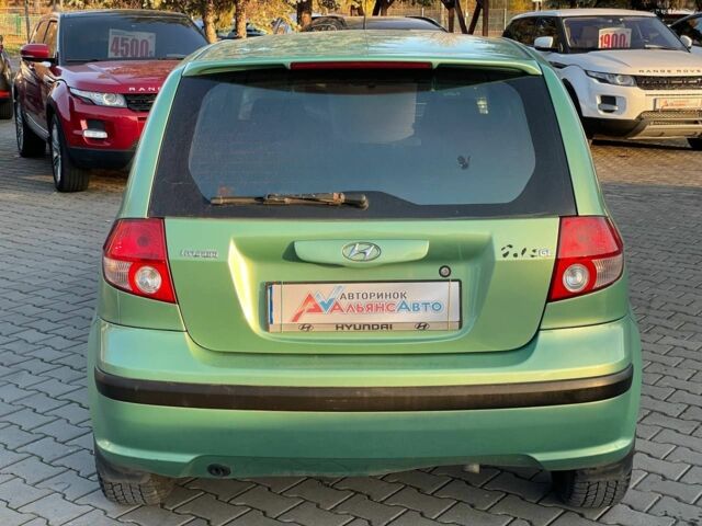 Зеленый Хендай Гетц, объемом двигателя 1.3 л и пробегом 170 тыс. км за 4600 $, фото 5 на Automoto.ua