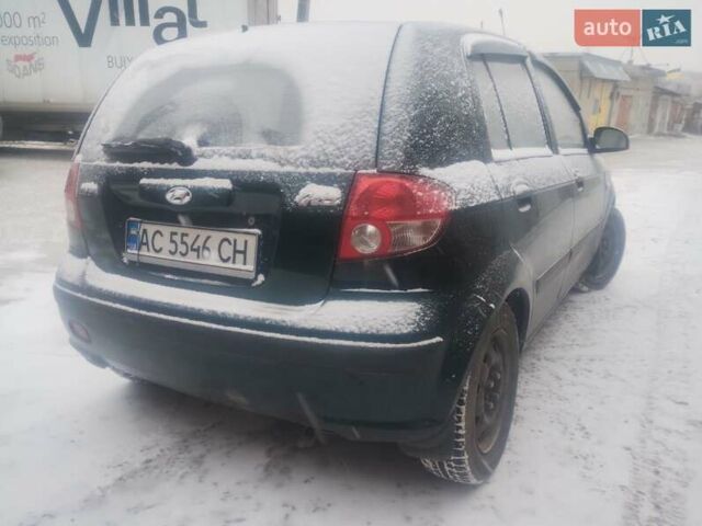 Зеленый Хендай Гетц, объемом двигателя 1.34 л и пробегом 280 тыс. км за 2950 $, фото 5 на Automoto.ua