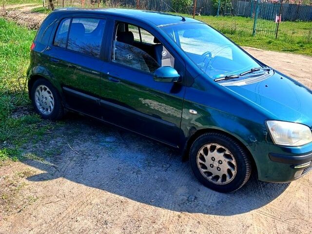 Зеленый Хендай Гетц, объемом двигателя 1.3 л и пробегом 220 тыс. км за 3600 $, фото 2 на Automoto.ua