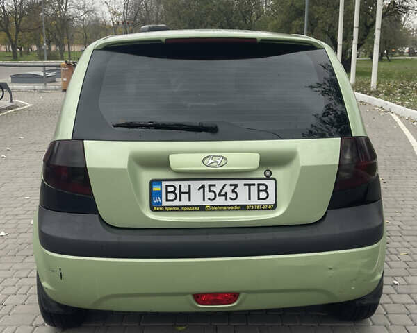 Зеленый Хендай Гетц, объемом двигателя 1.4 л и пробегом 165 тыс. км за 3400 $, фото 5 на Automoto.ua