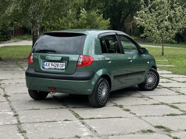 Зеленый Хендай Гетц, объемом двигателя 1.4 л и пробегом 236 тыс. км за 4950 $, фото 3 на Automoto.ua