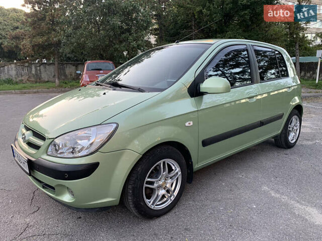 Зелений Хендай Гетц, об'ємом двигуна 1.4 л та пробігом 143 тис. км за 5999 $, фото 1 на Automoto.ua