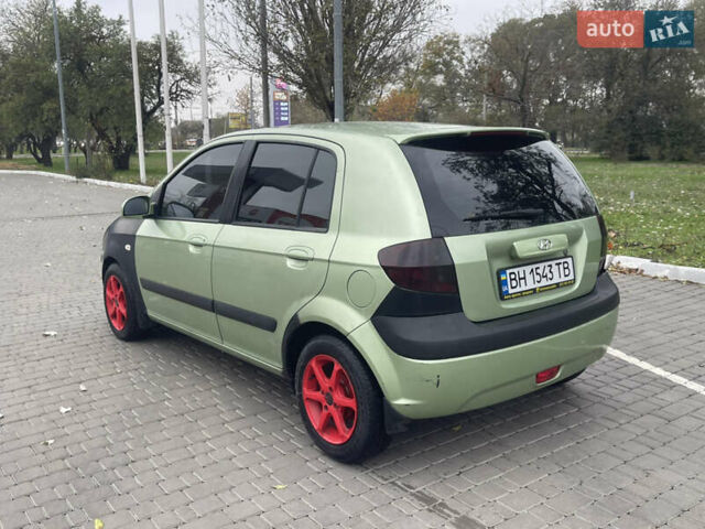 Зеленый Хендай Гетц, объемом двигателя 1.4 л и пробегом 165 тыс. км за 3400 $, фото 4 на Automoto.ua
