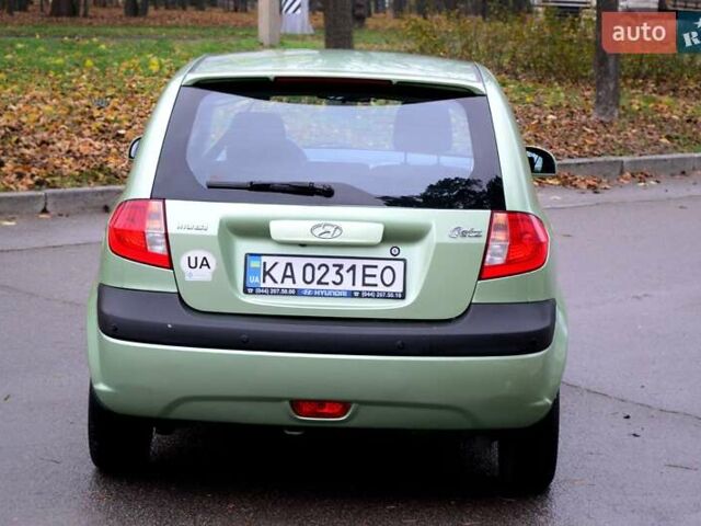 Зеленый Хендай Гетц, объемом двигателя 1.4 л и пробегом 230 тыс. км за 5700 $, фото 5 на Automoto.ua