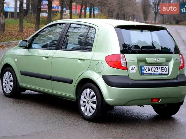 Зеленый Хендай Гетц, объемом двигателя 1.4 л и пробегом 230 тыс. км за 5700 $, фото 4 на Automoto.ua