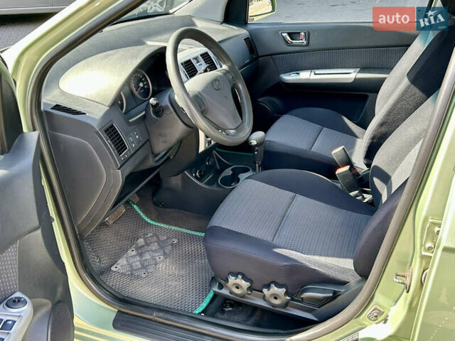 Зеленый Хендай Гетц, объемом двигателя 1.4 л и пробегом 194 тыс. км за 5900 $, фото 17 на Automoto.ua