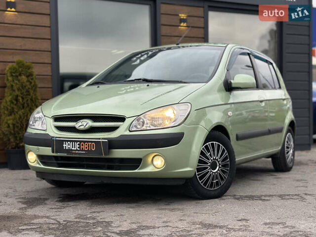 Зеленый Хендай Гетц, объемом двигателя 1.4 л и пробегом 132 тыс. км за 4650 $, фото 2 на Automoto.ua