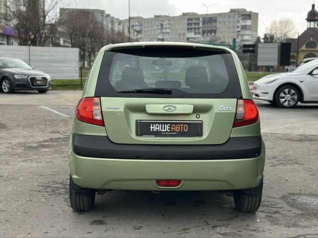 Зеленый Хендай Гетц, объемом двигателя 1.4 л и пробегом 132 тыс. км за 4600 $, фото 6 на Automoto.ua