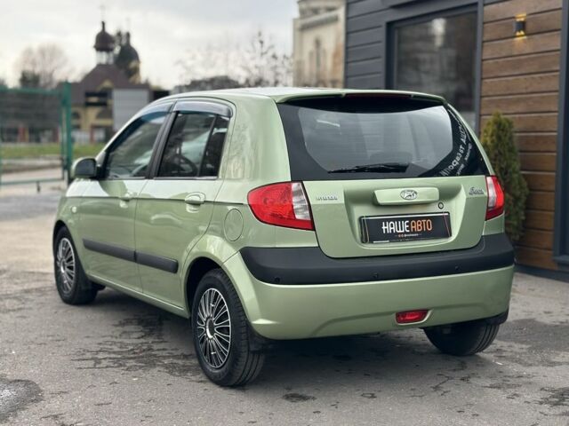 Зеленый Хендай Гетц, объемом двигателя 1.4 л и пробегом 132 тыс. км за 4600 $, фото 5 на Automoto.ua