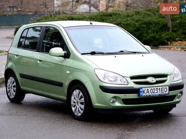 Зеленый Хендай Гетц, объемом двигателя 1.4 л и пробегом 230 тыс. км за 5700 $, фото 1 на Automoto.ua