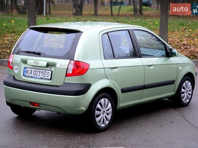 Зеленый Хендай Гетц, объемом двигателя 1.4 л и пробегом 230 тыс. км за 5700 $, фото 3 на Automoto.ua