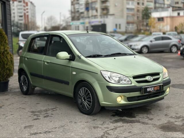 Зеленый Хендай Гетц, объемом двигателя 1.4 л и пробегом 132 тыс. км за 4600 $, фото 2 на Automoto.ua