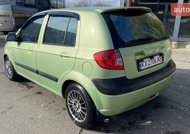 Зеленый Хендай Гетц, объемом двигателя 1.4 л и пробегом 54 тыс. км за 6900 $, фото 5 на Automoto.ua