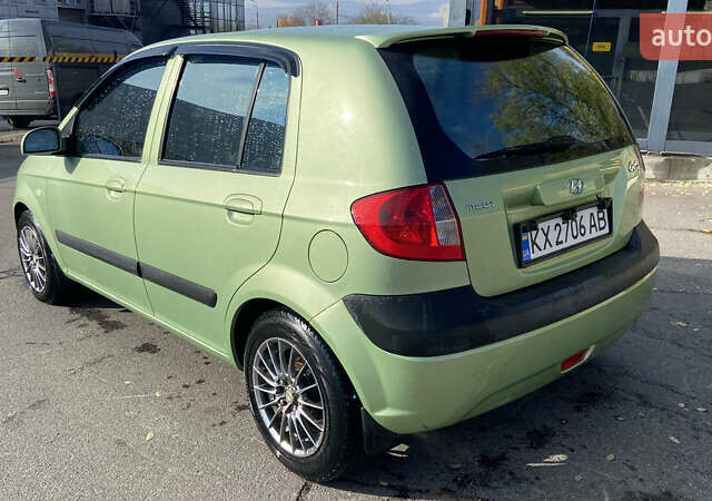 Хендай Гетц 2008 в Харькове на Automoto.ua Зеленый Хендай Гетц, объемом двигателя 1.4 л и пробегом 54 тыс. км за 7500 $, фото 2 на Automoto.ua