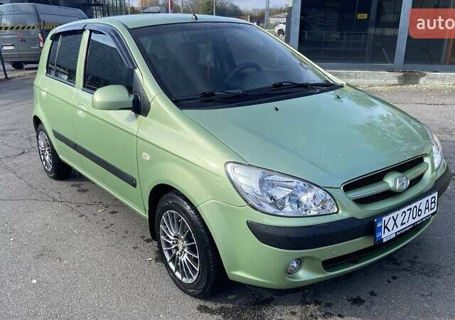 Зеленый Хендай Гетц, объемом двигателя 1.4 л и пробегом 54 тыс. км за 6900 $, фото 1 на Automoto.ua