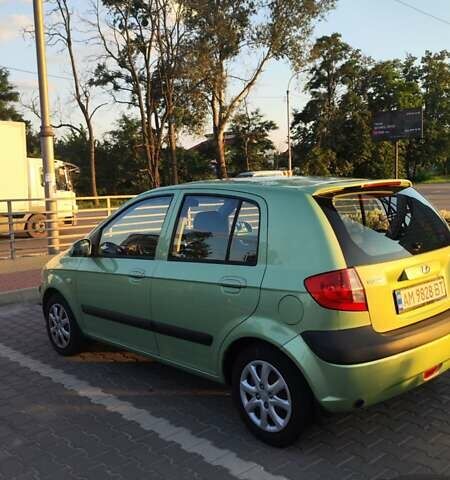 Зеленый Хендай Гетц, объемом двигателя 1.4 л и пробегом 120 тыс. км за 6800 $, фото 7 на Automoto.ua