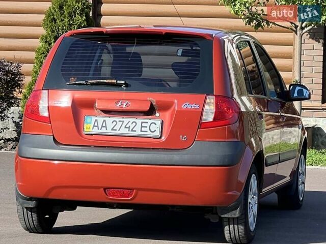 Оранжевый Хендай Гетц, объемом двигателя 1.6 л и пробегом 165 тыс. км за 3200 $, фото 21 на Automoto.ua