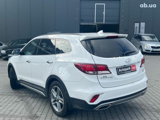 Белый Хендай Гранд Санта Фе, объемом двигателя 2.2 л и пробегом 124 тыс. км за 32580 $, фото 11 на Automoto.ua