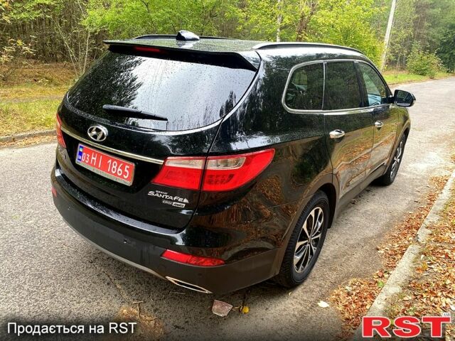 Черный Хендай Гранд Санта Фе, объемом двигателя 2.2 л и пробегом 217 тыс. км за 15990 $, фото 2 на Automoto.ua