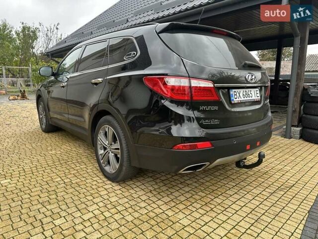 Черный Хендай Гранд Санта Фе, объемом двигателя 2.2 л и пробегом 215 тыс. км за 18999 $, фото 2 на Automoto.ua