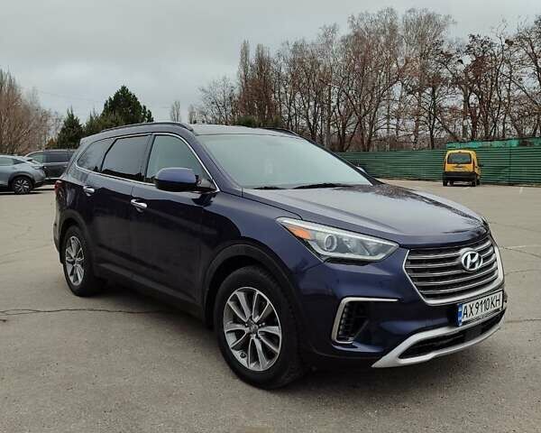 Синий Хендай Гранд Санта Фе, объемом двигателя 3.34 л и пробегом 50 тыс. км за 20000 $, фото 1 на Automoto.ua
