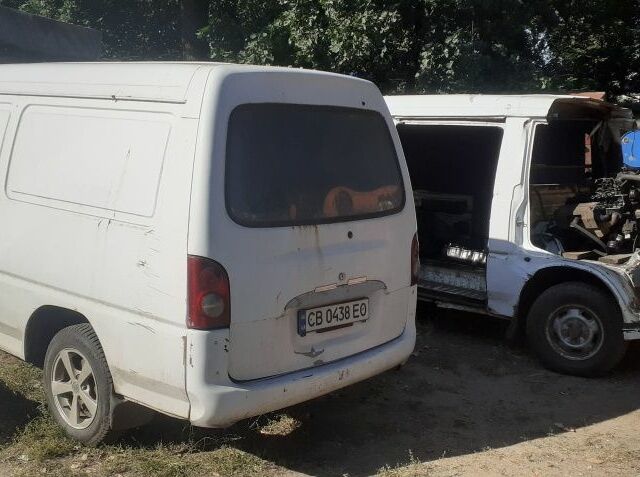 Белый Хендай Н1 (Старекс), объемом двигателя 2.5 л и пробегом 200 тыс. км за 2602 $, фото 14 на Automoto.ua