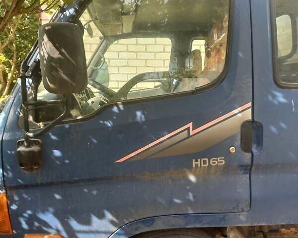 Синий Хендай НД 65, объемом двигателя 3.3 л и пробегом 227 тыс. км за 18000 $, фото 1 на Automoto.ua