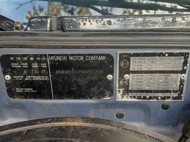 Синий Хендай Лантра, объемом двигателя 1.5 л и пробегом 3 тыс. км за 1900 $, фото 2 на Automoto.ua