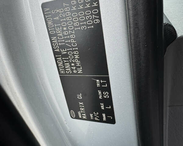 Сірий Хендай Матрікс, об'ємом двигуна 1.6 л та пробігом 147 тис. км за 4800 $, фото 48 на Automoto.ua