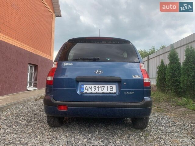 Синий Хендай Матрикс, объемом двигателя 1.6 л и пробегом 190 тыс. км за 5700 $, фото 9 на Automoto.ua