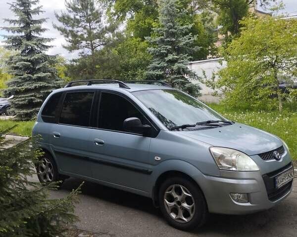 Синий Хендай Матрикс, объемом двигателя 1.6 л и пробегом 287 тыс. км за 4400 $, фото 3 на Automoto.ua
