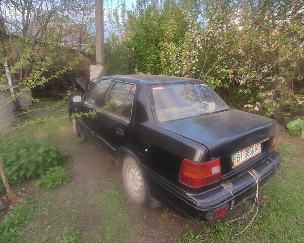 Черный Хендай Пони, объемом двигателя 1.5 л и пробегом 290 тыс. км за 270 $, фото 2 на Automoto.ua