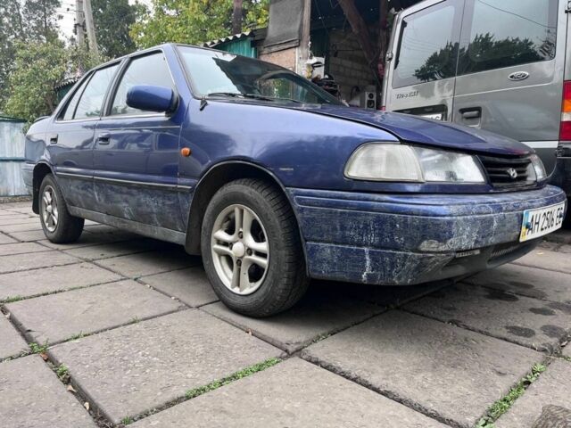 Синий Хендай Пони, объемом двигателя 1.5 л и пробегом 300 тыс. км за 548 $, фото 1 на Automoto.ua