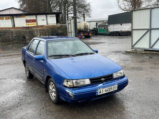 Синий Хендай Пони, объемом двигателя 1.5 л и пробегом 188 тыс. км за 600 $, фото 1 на Automoto.ua