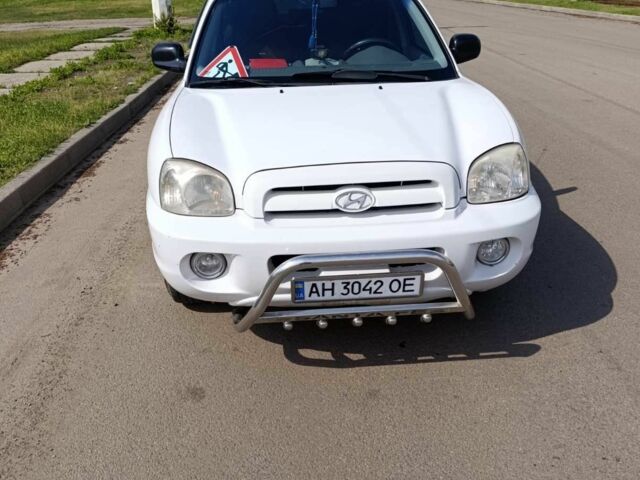 Белый Хендай Санта Фе, объемом двигателя 2 л и пробегом 400 тыс. км за 6000 $, фото 6 на Automoto.ua