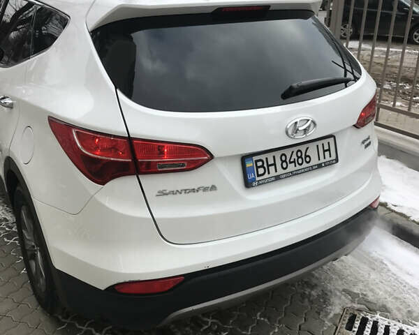 Белый Хендай Санта Фе, объемом двигателя 2.36 л и пробегом 168 тыс. км за 15000 $, фото 4 на Automoto.ua