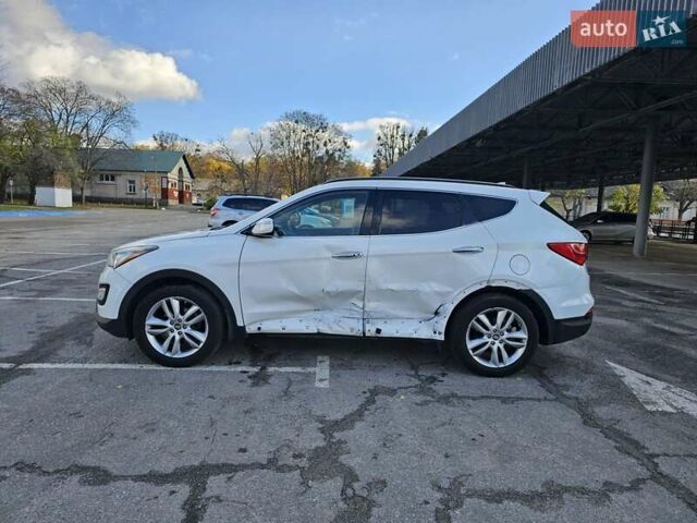 Белый Хендай Санта Фе, объемом двигателя 2 л и пробегом 270 тыс. км за 7000 $, фото 3 на Automoto.ua