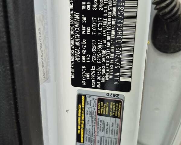 Белый Хендай Санта Фе, объемом двигателя 2.4 л и пробегом 110 тыс. км за 14950 $, фото 10 на Automoto.ua