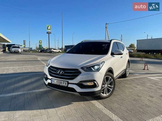 Белый Хендай Санта Фе, объемом двигателя 2 л и пробегом 137 тыс. км за 23500 $, фото 1 на Automoto.ua