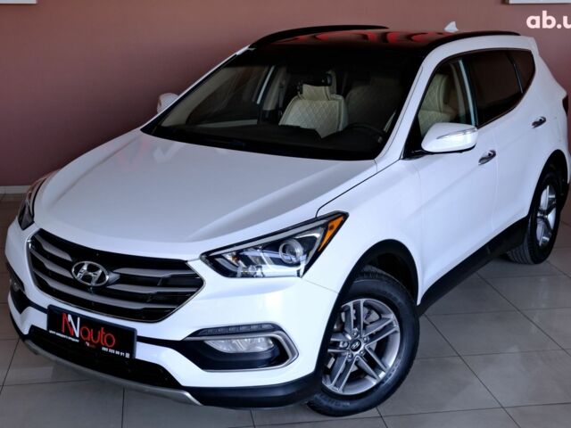 Белый Хендай Санта Фе, объемом двигателя 2.4 л и пробегом 64 тыс. км за 20900 $, фото 1 на Automoto.ua
