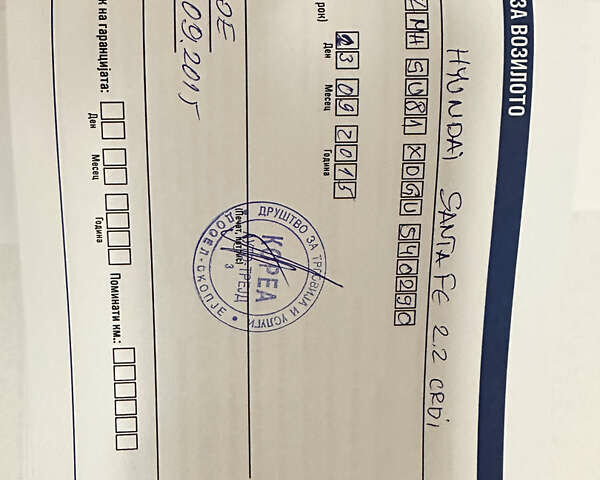 Белый Хендай Санта Фе, объемом двигателя 2.2 л и пробегом 156 тыс. км за 23600 $, фото 91 на Automoto.ua