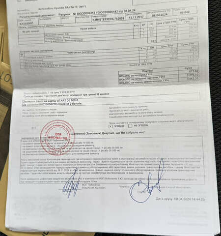 Білий Хендай Санта Фе, об'ємом двигуна 2.2 л та пробігом 141 тис. км за 22500 $, фото 172 на Automoto.ua