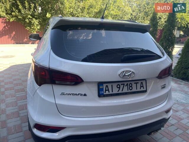 Хендай Санта Фе 2017 в Киеве на Automoto.ua Белый Хендай Санта Фе, объемом двигателя 2.2 л и пробегом 271 тыс. км за 17500 $, фото 13 на Automoto.ua