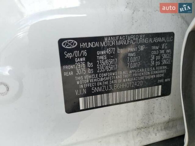 Белый Хендай Санта Фе, объемом двигателя 0 л и пробегом 164 тыс. км за 2100 $, фото 11 на Automoto.ua