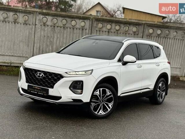 Белый Хендай Санта Фе, объемом двигателя 2.2 л и пробегом 80 тыс. км за 29500 $, фото 3 на Automoto.ua