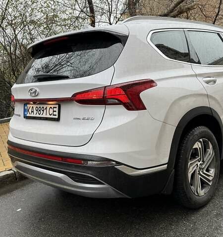 Белый Хендай Санта Фе, объемом двигателя 2.15 л и пробегом 51 тыс. км за 37000 $, фото 1 на Automoto.ua