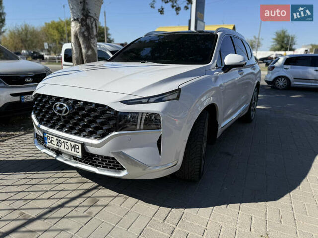 Белый Хендай Санта Фе, объемом двигателя 2.15 л и пробегом 100 тыс. км за 38750 $, фото 3 на Automoto.ua