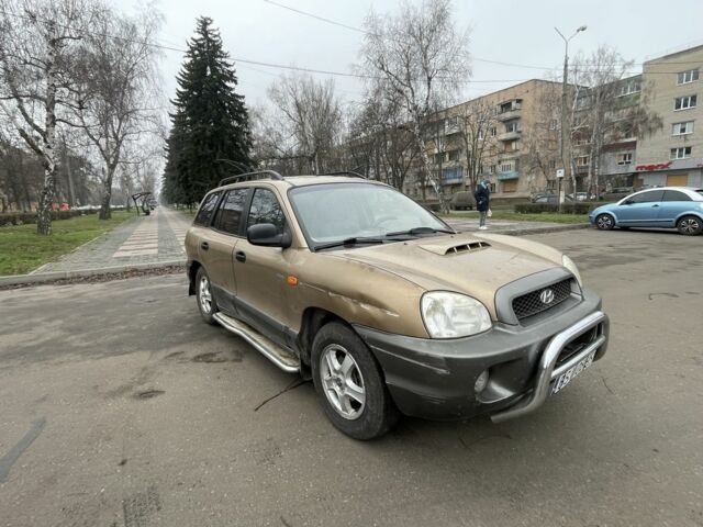 Бежевый Хендай Санта Фе, объемом двигателя 2 л и пробегом 340 тыс. км за 2500 $, фото 2 на Automoto.ua