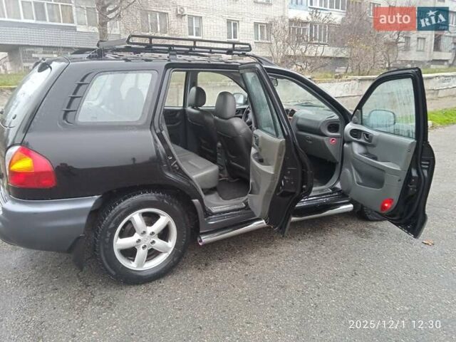 Черный Хендай Санта Фе, объемом двигателя 1.99 л и пробегом 359 тыс. км за 4500 $, фото 6 на Automoto.ua