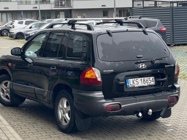 Черный Хендай Санта Фе, объемом двигателя 2 л и пробегом 300 тыс. км за 2925 $, фото 4 на Automoto.ua